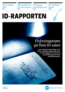 ID-RAPPORTEN - Nasjonalt ID