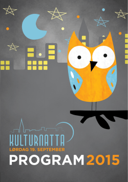 PROGRAM2015 - Kulturnatta