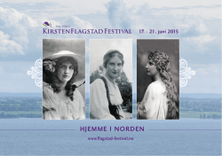 last ned årets program - Kirsten Flagstad festival