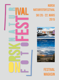 Last ned festivalmagasinet for 2015