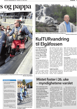 KulTURvandring til Elgåfossen - Idd og Enningdalen Historielag
