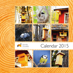 Laden Sie unseren Kalender für 2015 herunter