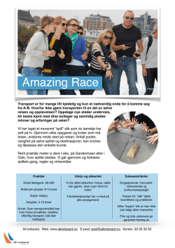 Last ned info om Amazing Race