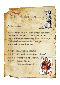 Julekalender - Brage Medical