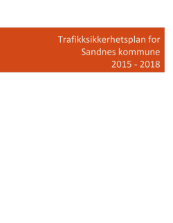 Trafikksikkerhetsplan for Sandnes kommune 2015