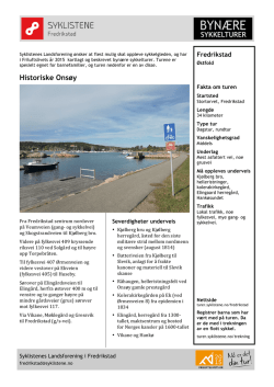 Historiske Onsøy - Syklistenes Landsforening