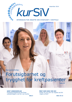 6 KurSiV - Sykehuset i Vestfold
