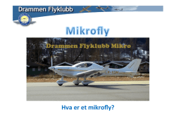 Generelt om mikrofly