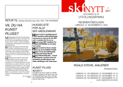 SKF-nytt nr 4/2011 - Steinkjer Kunstforening