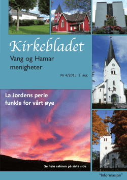 Les mer - Hamar kirkelige fellesråd