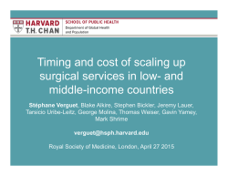 and middle-income countries - Lancet Commission on Global Surgery