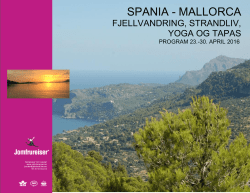 Program Spania Mallorca april