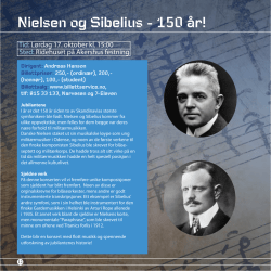 Nielsen og Sibelius