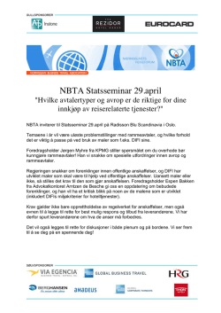 NBTA Statsseminar 29.april