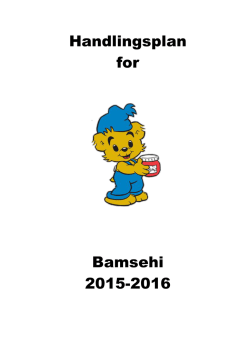 Handlingsplan Bamsehi 15/16