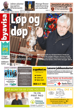 Tilbyr drop in-dåp i Sarpsborg kirke