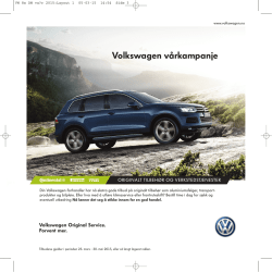 Volkswagen vårkampanje