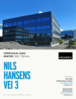 Norsk prospekt på kontorlokaler (PDF