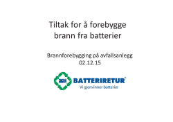 Batteriretur - Norsk Industri