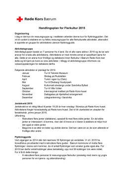 Handlingsplan for Flerkultur 2015