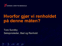 Tore Sundby_Renhold
