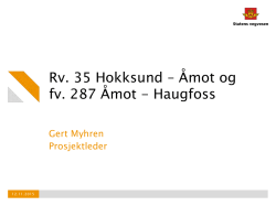 Statens vegvesen, Gert Myhren