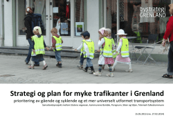 Strategi og plan for myke trafikanter i Grenland