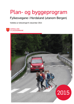 Plan- og byggeprogram - Hordaland fylkeskommune