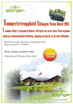 Sommerferieopphold Sillongen Toten Hotel 2015