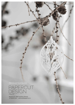 Se produktkatalog  - Papercut Design by Karen Bit Vejle