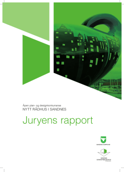 Jury rapport - Arkitektkonkurranse