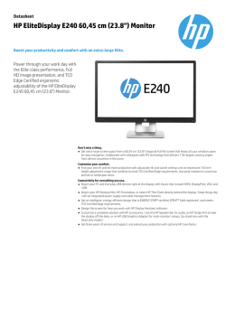 HP EliteDisplay E240 60,45 cm (23.8") Monitor