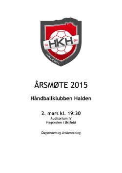 Årsberetning 2014/2015
