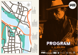 Program 2015 - Kongsberg Jazzfestival