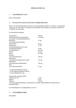 Preparatomtale (SPC) - Statens legemiddelverk