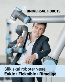 Last ned PDF - Universal Robots