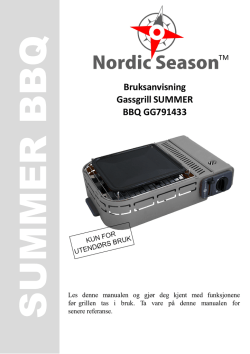 Summer BBQ NO - Nordic Season Products