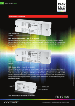 LED Dimmer DALI/impuls 1 adr. El. nr 1410586 LED