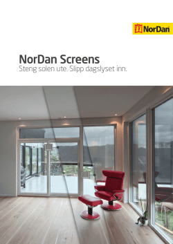 NorDan Screens Brosjyre