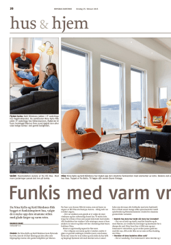 Se den hyggelige omtalen av boligen i Romsdals - IEC-HUS