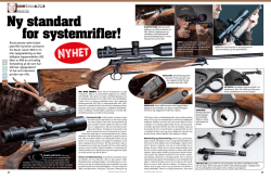 Ny standard for systemrifler!