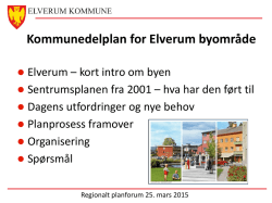 Kommunedelplan for Elverum byområde