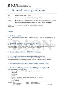20150608 - DION board meeting summons and agenda