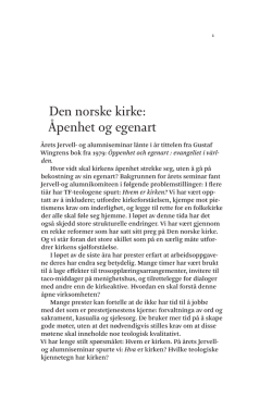 Nytt norsk kirkeblad nr 6-2015 - Det praktisk