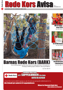 Røde Kors avisa nr. 2/2014