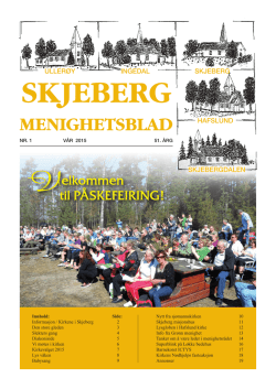 Skjeberg menighetsblad nummer 1 2015