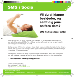 SMS i Socio