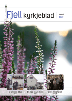 Fjell kyrkjeblad 2015 - Nr 5