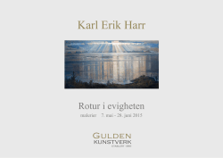 Karl Erik Harr - Gulden Kunstverk