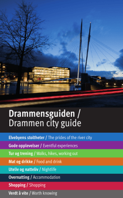 Drammensguiden / Drammen city guide